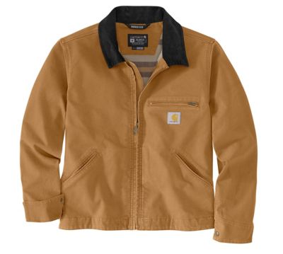 Carhartt Men's Rugged Flex Relaxed Fit Duck Detroit Jacket