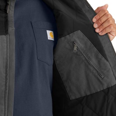 Image showing  Men's Montana Rugged Flex Relaxed Fit Duck Insulated Vest