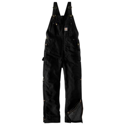 Carhartt Men's Loose Fit Firm Duck Insulated Bib Overall