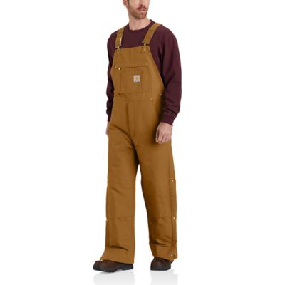 Image showing  Men's Loose Fit Firm Duck Insulated Bib Overall