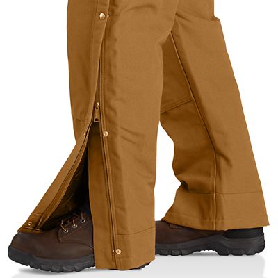 Image showing 4 th Carhartt Men's Loose Fit Firm Duck Insulated Bib Overall