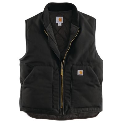ア*ィ様 Carhartt V01 BLK ブラックベスト L Carhartt Men's V01 Relaxed Fit Firm Duck Rib Collar Insulated Vest