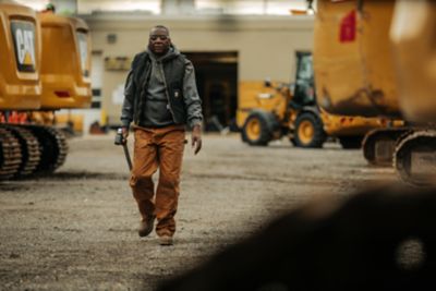 Image showing  Men's V01 Relaxed Fit Firm Duck Rib Collar Insulated Vest