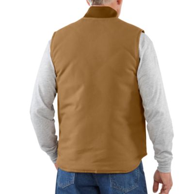 Image showing  Men's V01 Relaxed Fit Firm Duck Rib Collar Insulated Vest