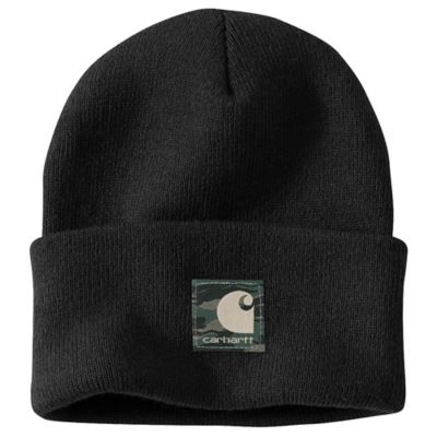 Carhartt Men s Flag Patch Acrylic Knit Beanie at Tractor Supply Co