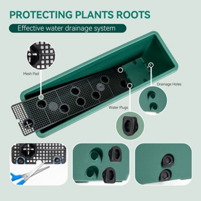 Image showing  Steel Vertical Raised Garden Bed, 25.9 in. x 28.3 in. x 45 in.
