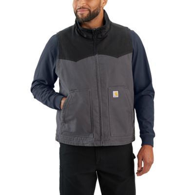 Image showing  Men's Montana Rugged Flex Relaxed Fit Duck Insulated Vest