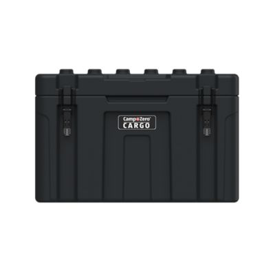 Camp-Zero 78L Hard-Sided Storage Case with Coated Stainless-Steel Latching and Locking System, Black