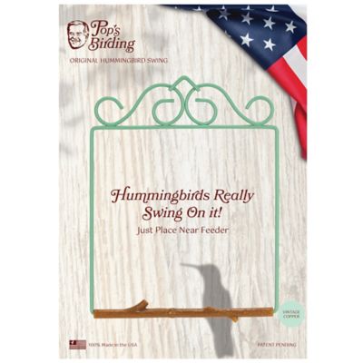 Image showing  Original Hummingbird Swing, Vintage Copper