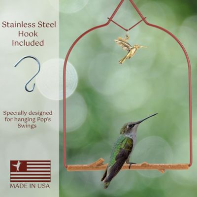 Image showing  Charm Hummingbird Swing, Redwood