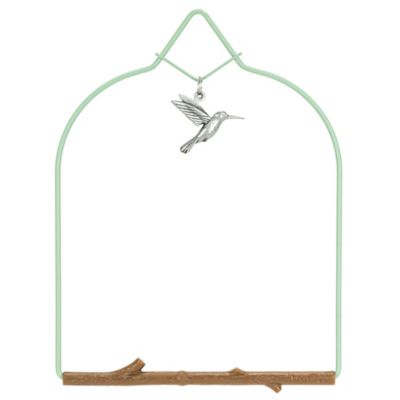 Pop's Birding Charm Hummingbird Swing, Vintage Copper