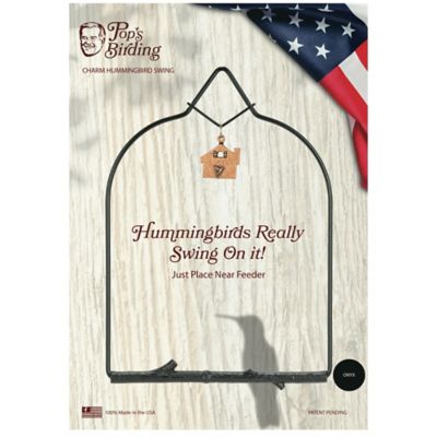 Image showing  Charm Hummingbird Swing, Onyx