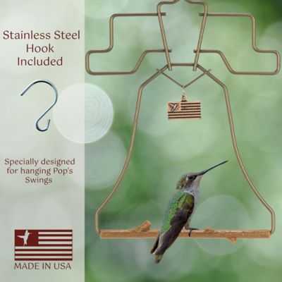 Image showing  Liberty Bell Hummingbird Swing, Bronze
