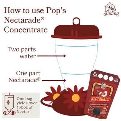 Image showing  Pop's Nectarade Hummingbird Nectar Concentrate, 50.7 oz.