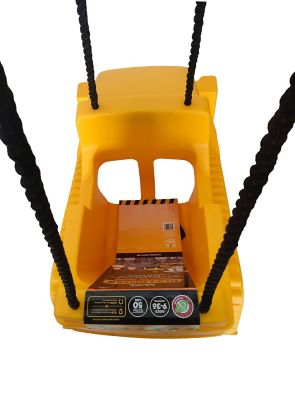 Image showing  Bulldozer Toddler Swing, 50 lb. Capacity