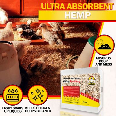 Image showing  Hemp Chicken Coop Bedding, 1 cu. ft. Box