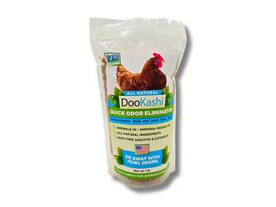 DooKashi Chicken Coop Bedding Odor Eliminator, 1 lb.