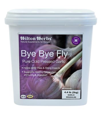 Hilton Herbs Bye Bye Fly Garlic Granules for Horses, 4.4 lb. Tub