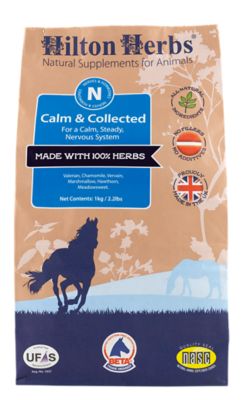 Hilton Herbs Calm and Collected Nervous and Stressed Horse Supplement, 2.2 lb. Bag