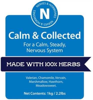 Image showing  Calm and Collected Nervous and Stressed Horse Supplement, 2.2 lb. Bag