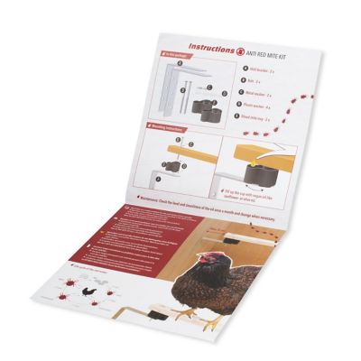 Image showing  Red Mite Prevention Kit for Chicken Coop Roost Perch