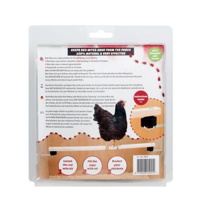 Image showing  Red Mite Prevention Kit for Chicken Coop Roost Perch