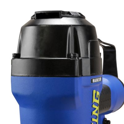 Image showing  Pneumatic 9-Gauge 2in. Fencing Stapler with T-Handle, Metal Belt Hook, 1/4in. NPT Industrial Swivel Fitting, and Bag