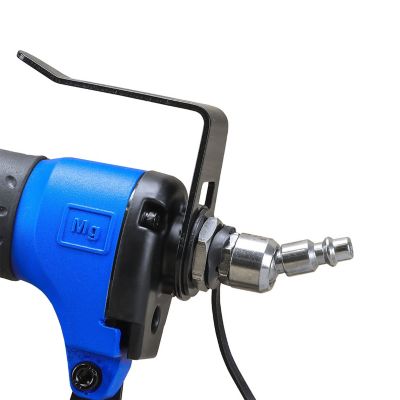 Image showing 6 th Estwing Pneumatic 10.5 ga. 1-9/16 in. Fencing Stapler with Metal Belt Hook, 1/4 in. NPT Industrial Swivel Fitting and Bag