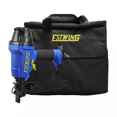 Estwing 16 Gauge 1" Pneumatic Fence Stapler with Adjustable Metal Belt Hook 1/4" NPT Industrial Swivel Fitting and Bag Electric Fence Tools & Accessories