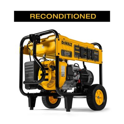 DEWALT 8000-Watt Electric Start Gas-Powered Portable Generator with Idle Control, GFCI Outlets and CO Protect -  DXGNR8000