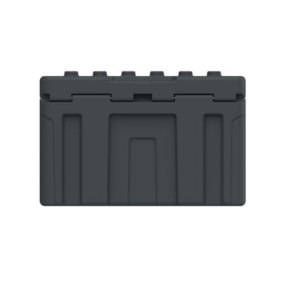 Image showing  78L Hard-Sided Storage Case with Coated Stainless-Steel Latching and Locking System, Grey