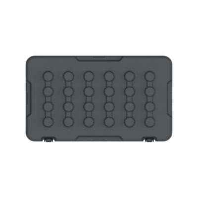 Image showing  78L Hard-Sided Storage Case with Coated Stainless-Steel Latching and Locking System, Grey