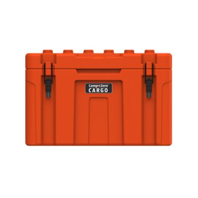 Camp-Zero 78L Hard-Sided Storage Case with Coated Stainless-Steel Latching and Locking System, Orange