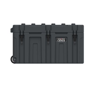 Camp-Zero 148L Hard-Sided Storage Case with Wheels and Coated Stainless-Steel Latching/Locking, Grey