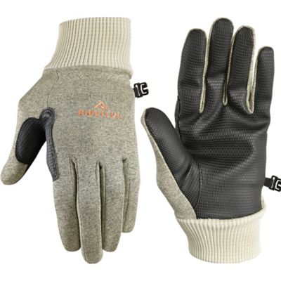 Ridgecut Women's Performance Stretch Fleece Gloves with Grip Palm, 1-Pair