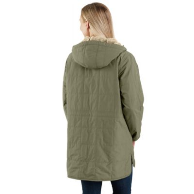 Image showing  Women's Rain Defender Loose Fit Lightweight Insulated Hooded Coat