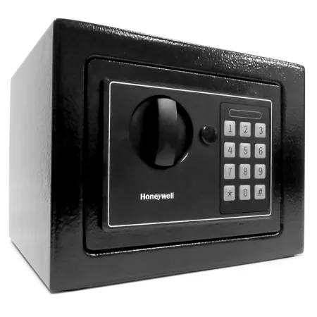 Honeywell Compact Steel Digital Security Box Black Home Safes