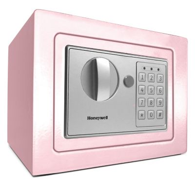 Honeywell Compact Steel Digital Security Box, Pink