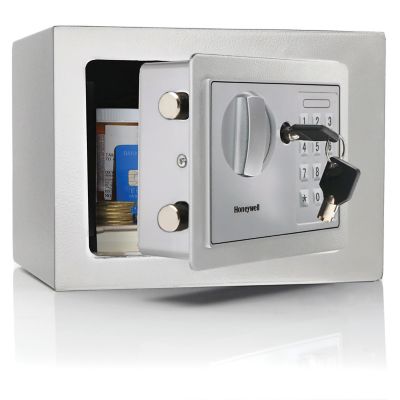 Image showing  Compact Steel Digital Security Box, White