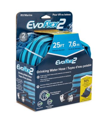Camco 25 ft. Drinking Water Hose EVO Flex 2, 22577