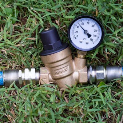 Image showing 8 th Camco Adjustable Water Pressure Regulator