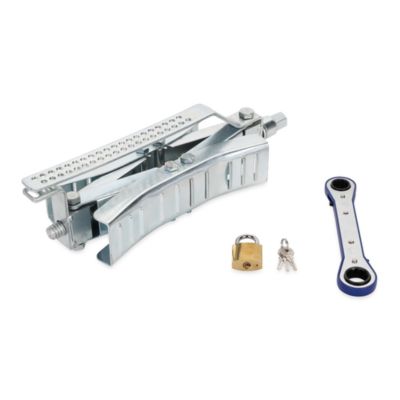 Image showing  Wheel Stop with Wrench and Lock, 10 in.