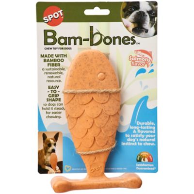 Spot Bam-Bone 7 in. Fish Salmon Dog Toy