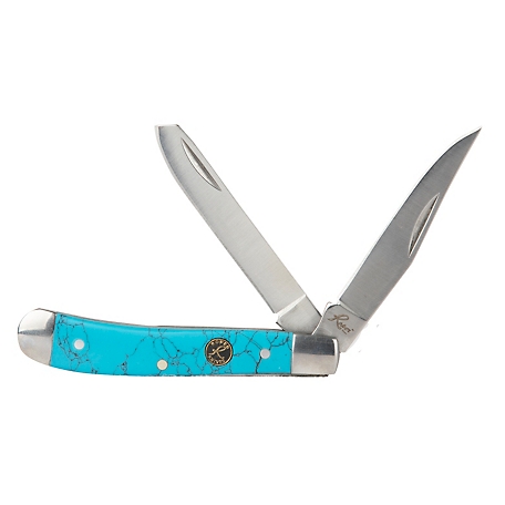 Roper Knives Turquoise Peanut Knife , RP0006B-C