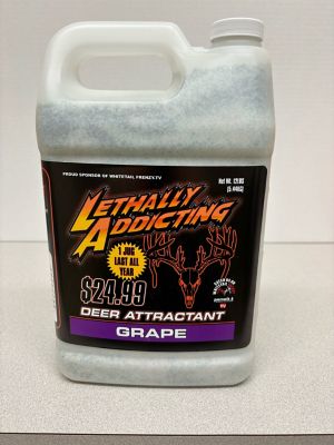 Lethally Addicting 1 gal. Deer Mineral Supplement and Attractant, Grape