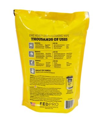 Image showing  Heavy-Duty Cleaning Wipes Refill Pack, 90 ct.