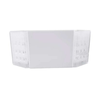 Image showing  H3 LED Dual Head-LED Emergency Light 3.6W 200 Lumens 6000K White 3.6V Ni-MH Battery Double Side Pack of 2