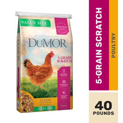 DuMOR 5-Grain Scratch Poultry Feed Supplement, 40 lb.