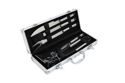 Image showing  Stainless Steel Non-Stick Grilling Tool Set with Aluminum Case,TF0558S