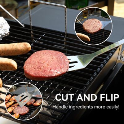 Image showing  Stainless Steel Non-Stick Grilling Tool Set with Aluminum Case,TF0558S